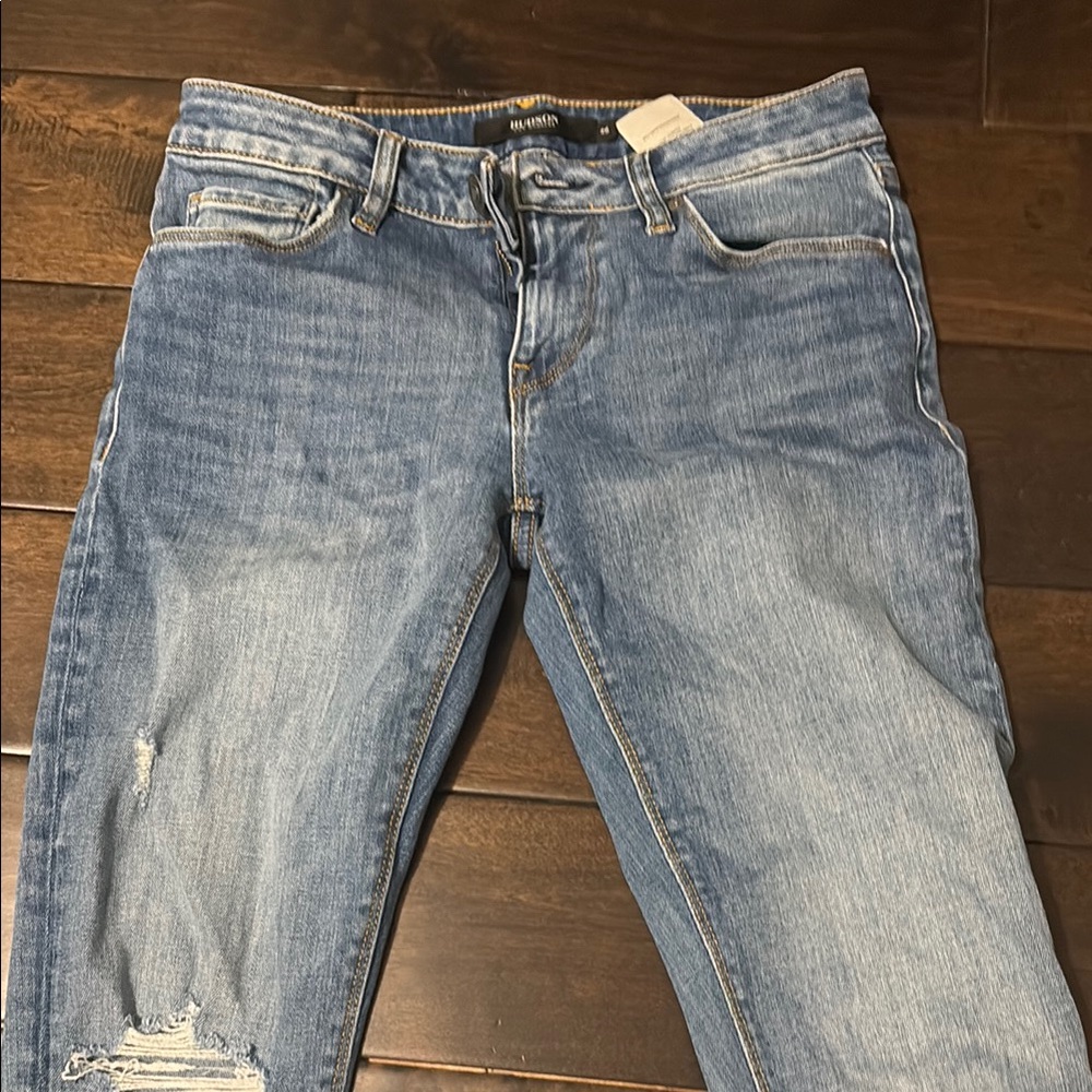 Hudson Krista super skinny jeans - light wash destroyed